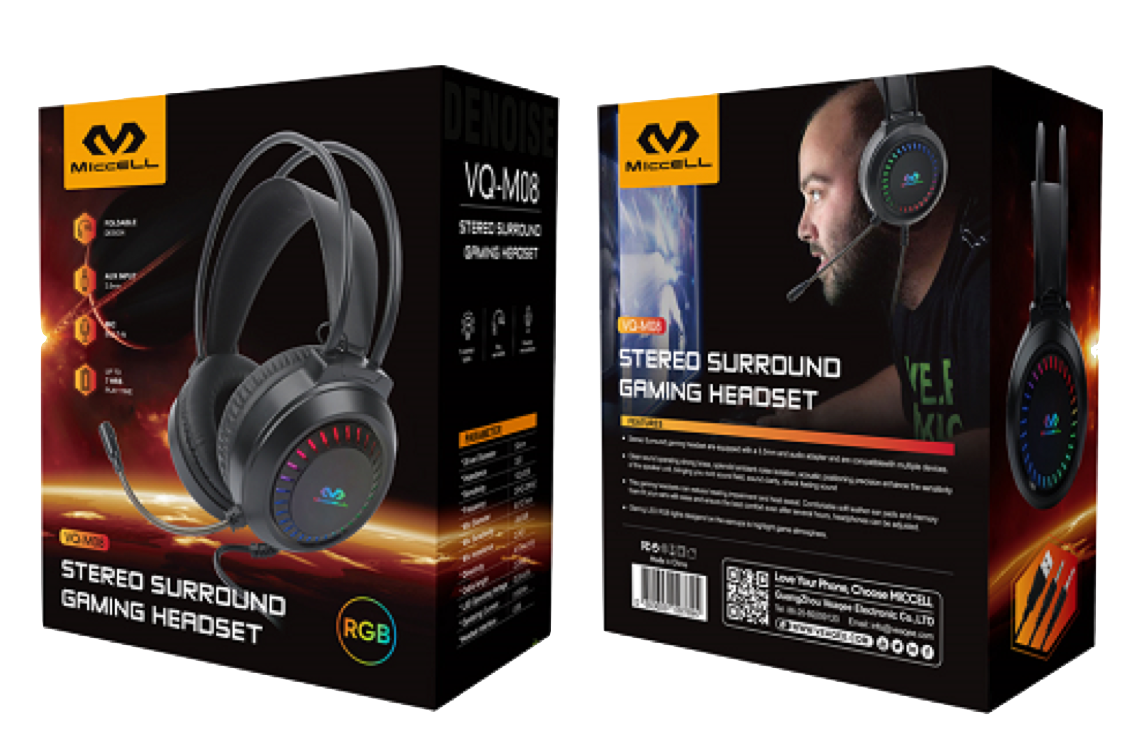 S1514 Miccell Stereo Surround Gaming Headset (VQ-M08)
