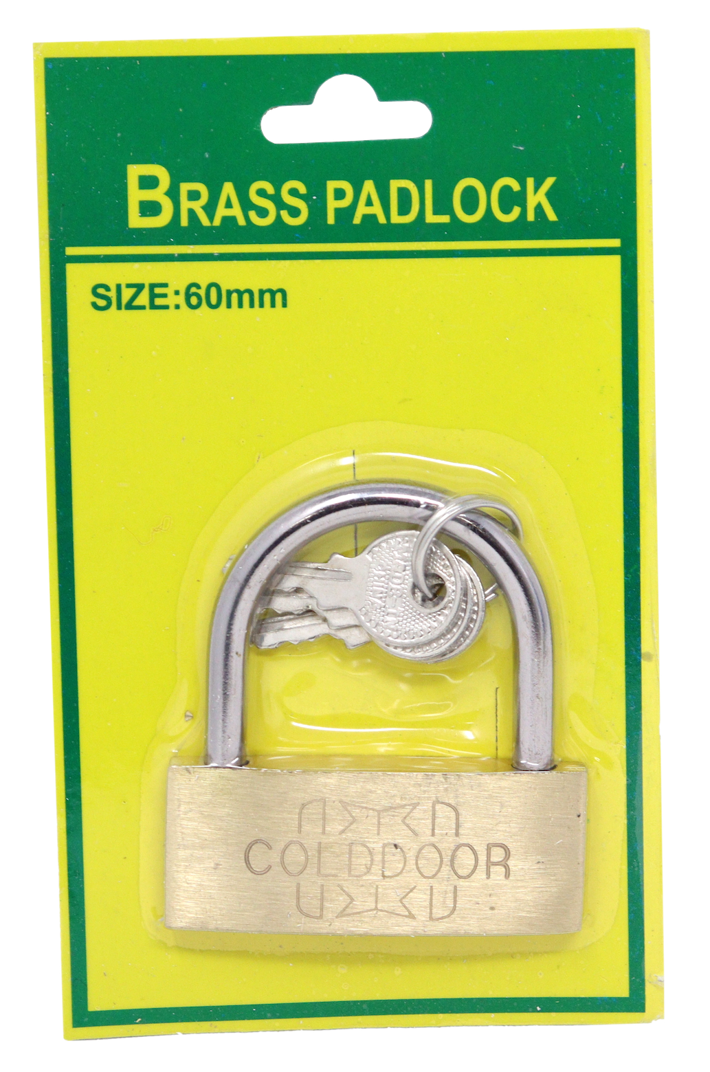 S1592 Brass Padlock 60mm 1pc