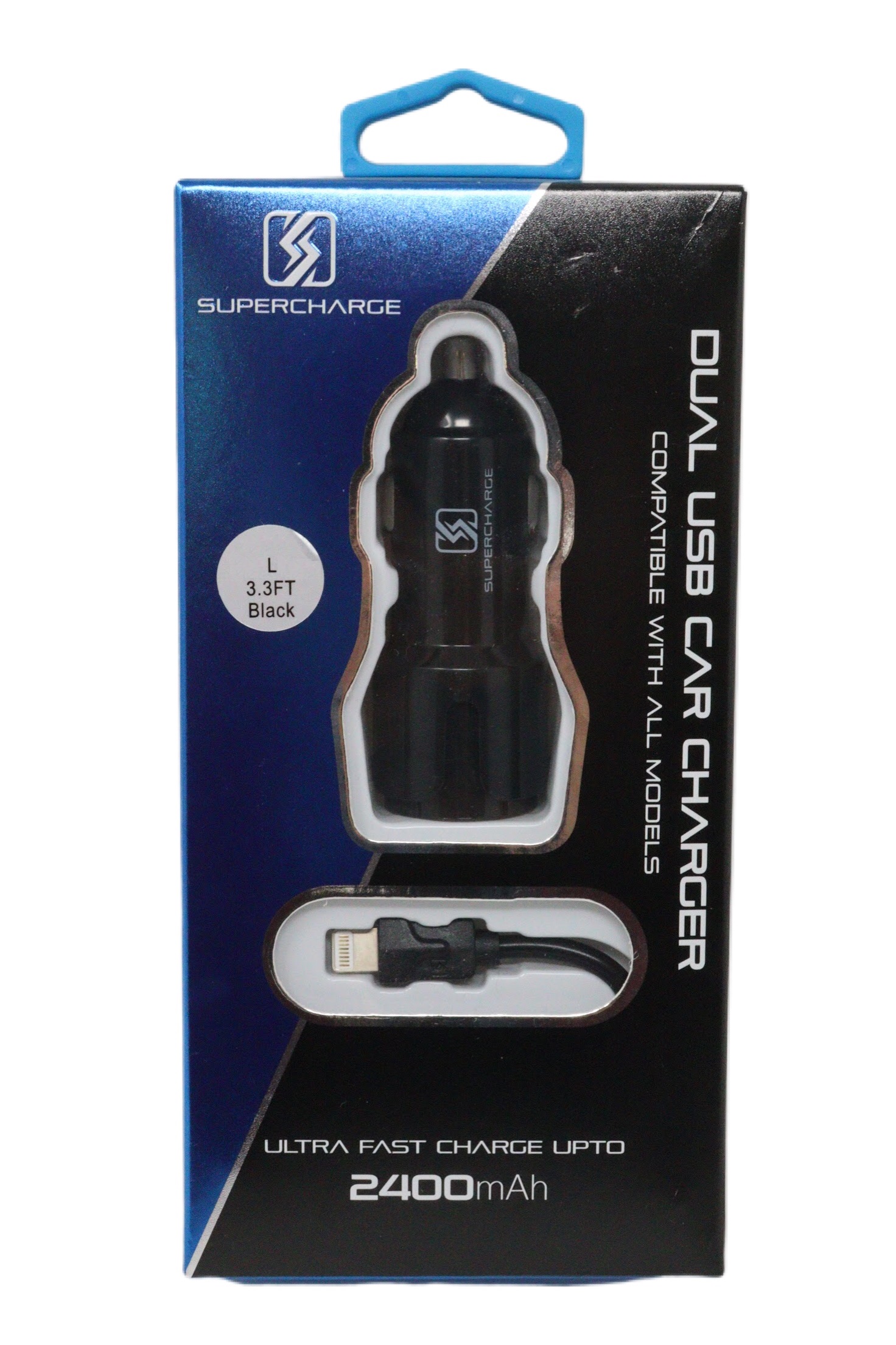 S459 SuperCharge Dual USB Car Charger Ultrafast 2400mAh