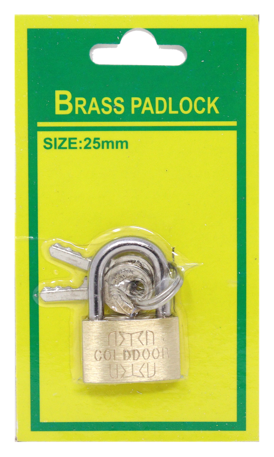 S1588 Brass Padlock 25mm 1pc