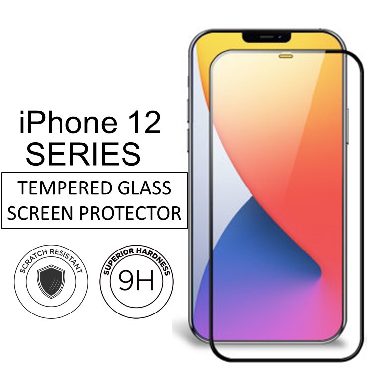 S1474 iPhone 12 / 12 Pro / 12 Pro Max Tempered Glass BOX-10ct